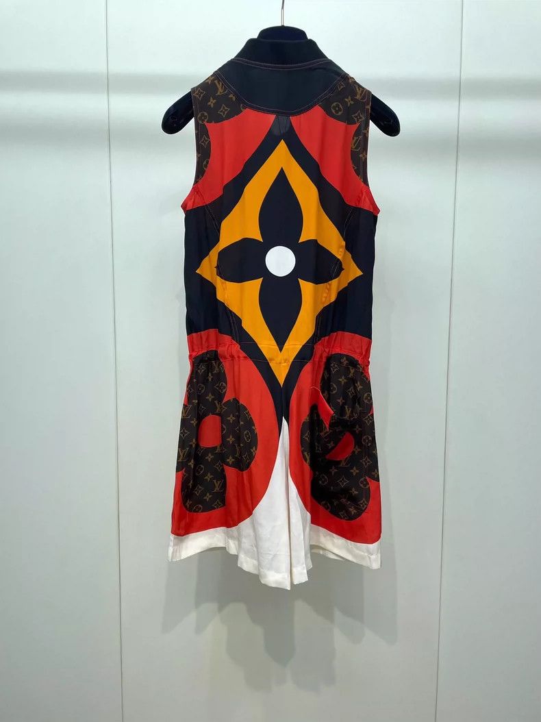 Louis Vuitton Louis Vuitton Poker Series Jumpsuit Size US 34 / EU 50 - 2 Thumbnail