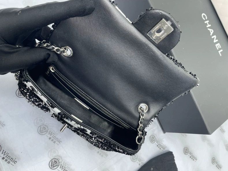 Chanel Chanel Sequin Bow Chain Bag Size ONE SIZE - 7 Thumbnail