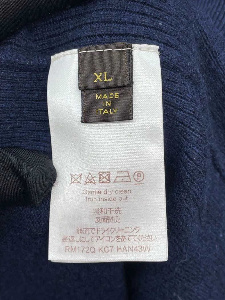 Louis Vuitton LV Blue Cashmere Knit Sweater Size US XL / EU 56 / 4 - 7 Thumbnail