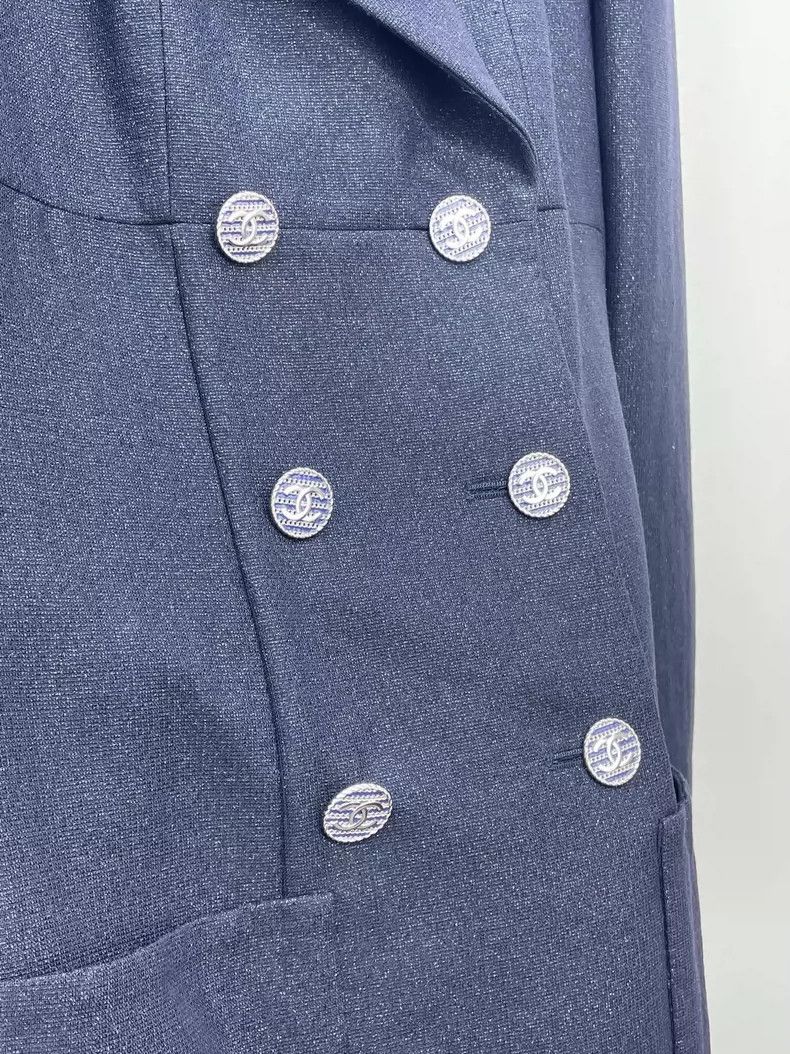 Chanel Chanel Double Breasted Long Coat Size US M / EU 48-50 / 2 - 3 Thumbnail