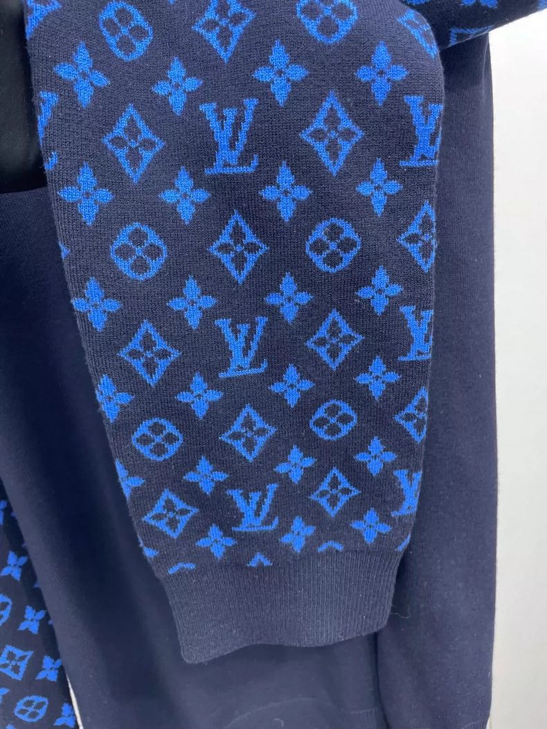 Louis Vuitton Louis Vuitton Wool Sweater with Logo Sleeves Size US L / EU 52-54 / 3 - 3 Thumbnail
