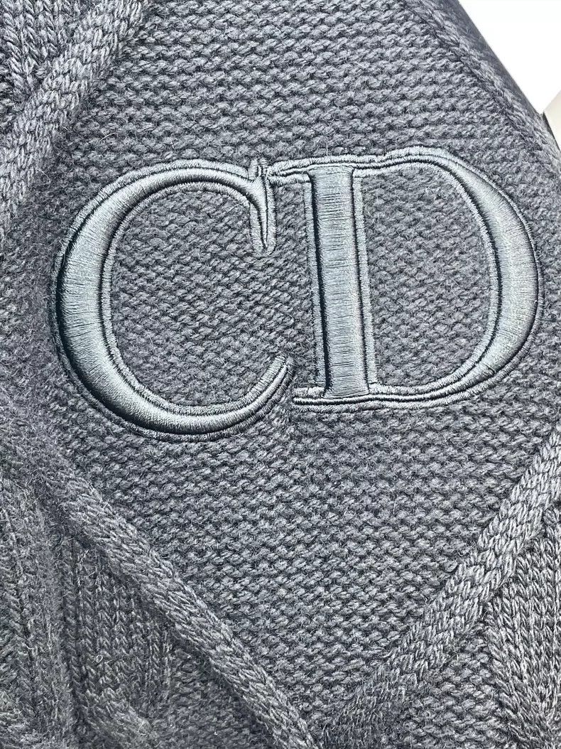 Dior Dior Black Embroidered Knit Sweater Size US M / EU 48-50 / 2 - 3 Thumbnail