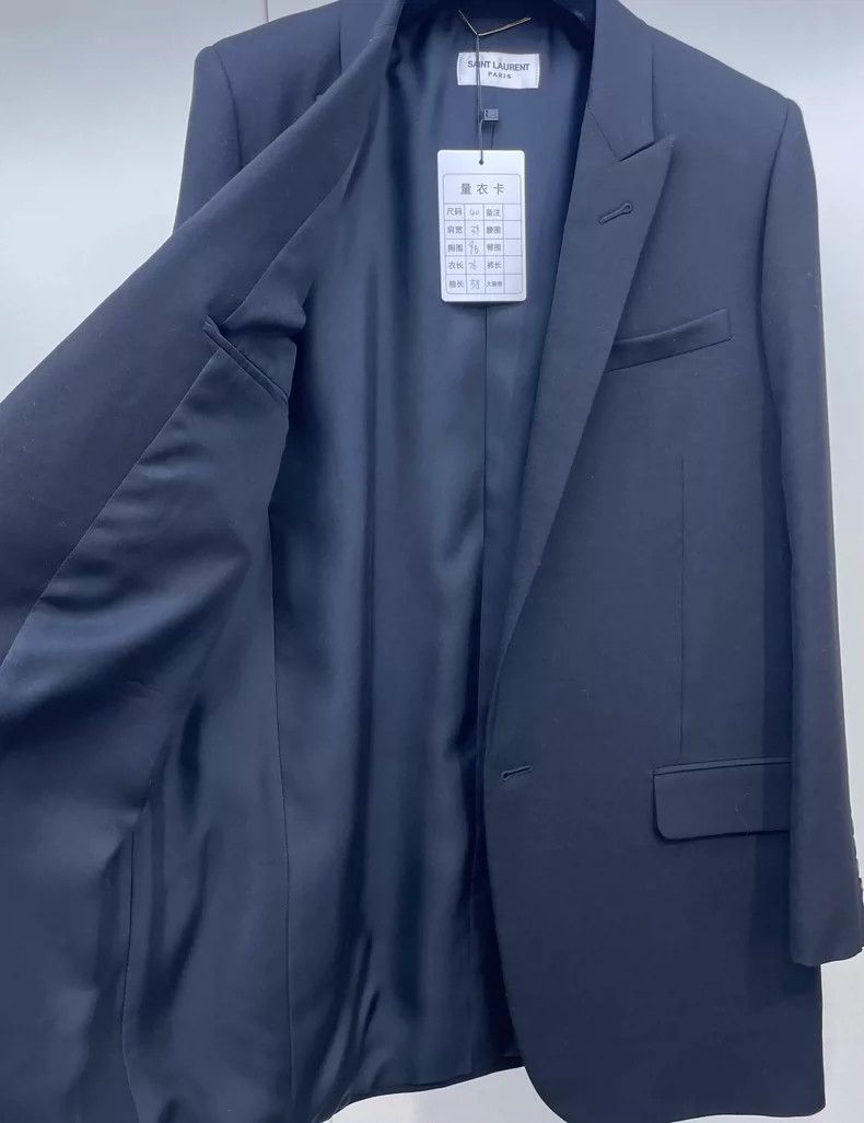 Saint Laurent Paris Saint Laurent Classic Black Blazer Jacket Size US M / EU 48-50 / 2 - 4 Thumbnail