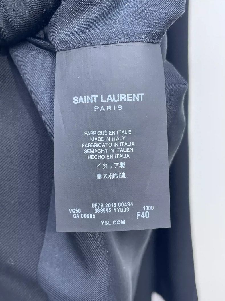 Saint Laurent Paris Saint Laurent Classic Black Blazer Jacket Size US M / EU 48-50 / 2 - 8 Thumbnail