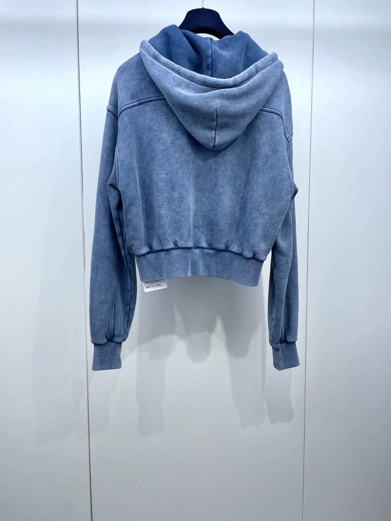 Acne Studios Acne Studios Blue Zip-Up Hoodie Size US S / EU 44-46 / 1 - 3 Thumbnail
