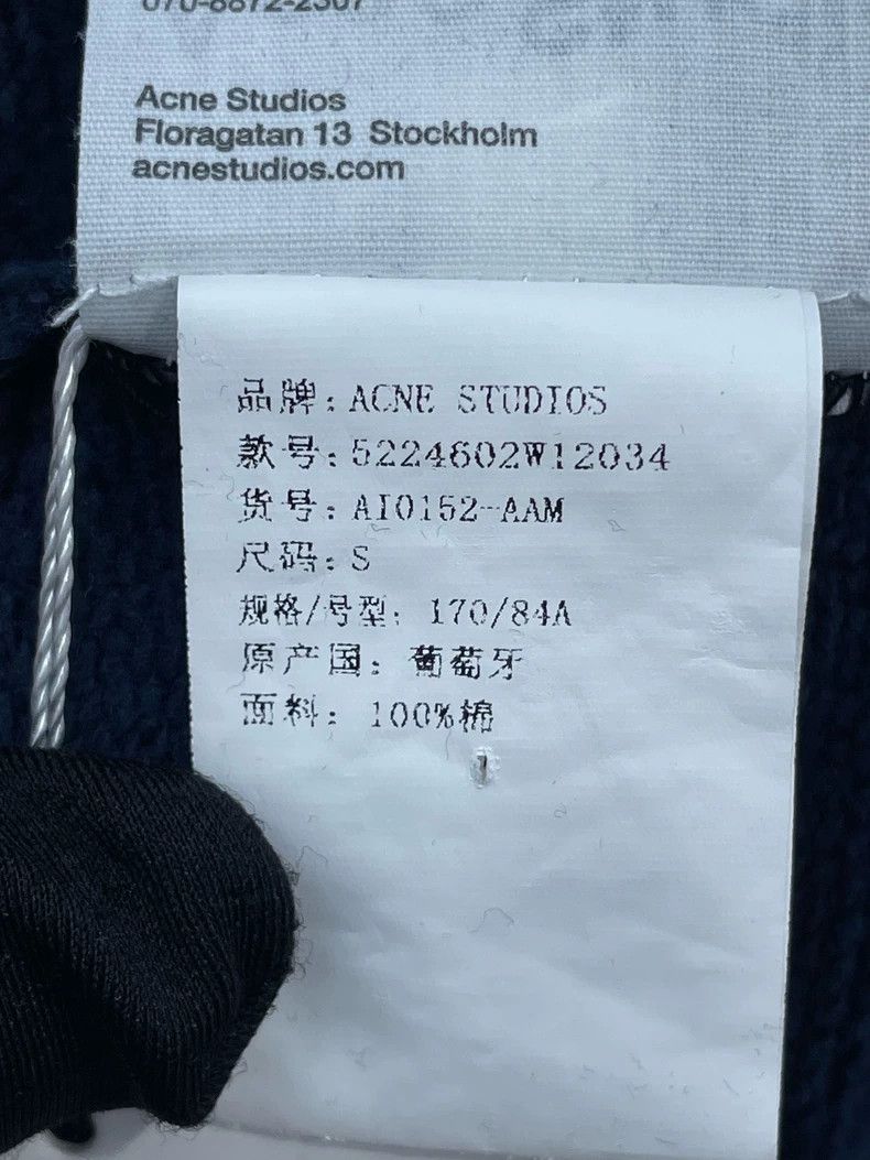 Acne Studios Acne Studios Blue Zip-Up Hoodie Size US S / EU 44-46 / 1 - 8 Thumbnail