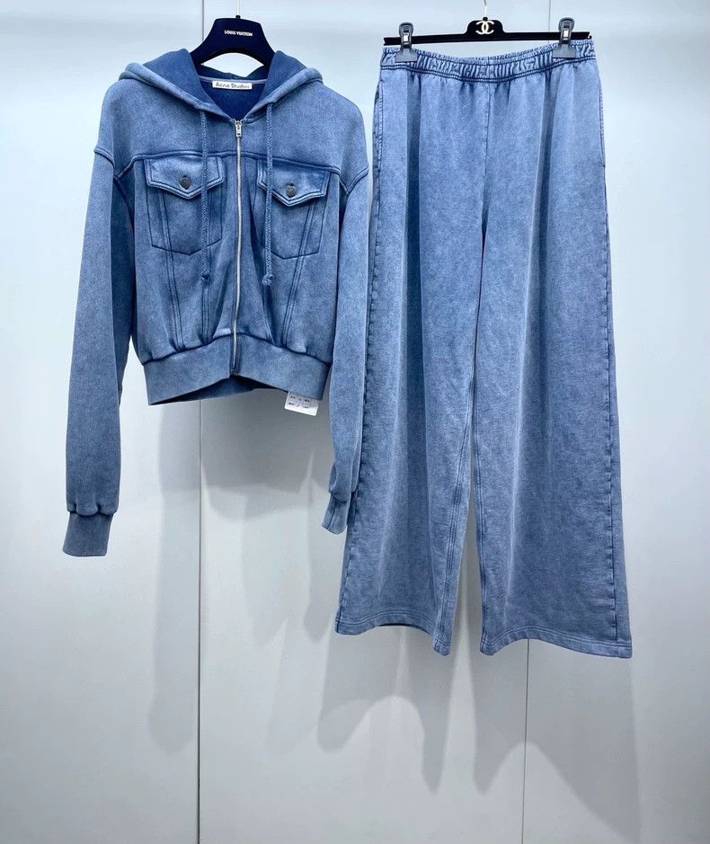 Acne Studios Acne Studios Blue Zip-Up Hoodie Size US S / EU 44-46 / 1 - 2 Thumbnail