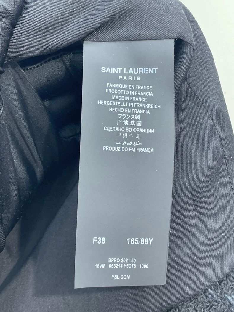 Saint Laurent Paris Saint Laurent Black Woven Jacket Size US M / EU 48-50 / 2 - 7 Thumbnail