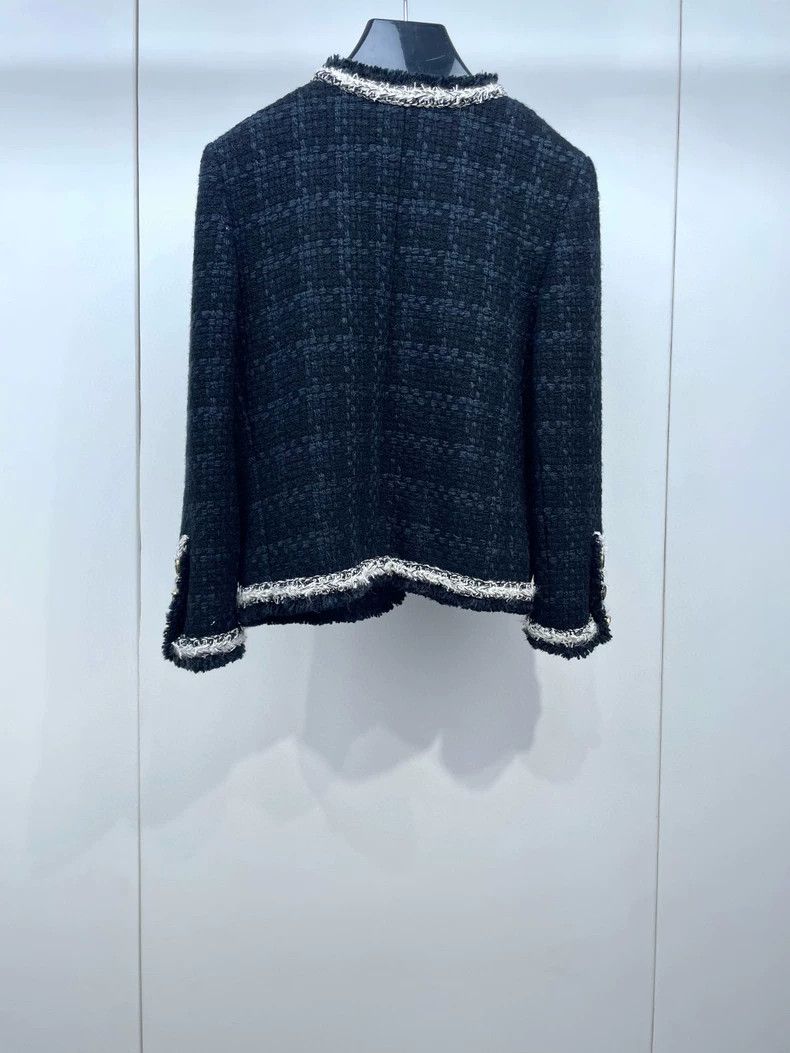 Saint Laurent Paris Saint Laurent Black Woven Jacket Size US M / EU 48-50 / 2 - 2 Thumbnail