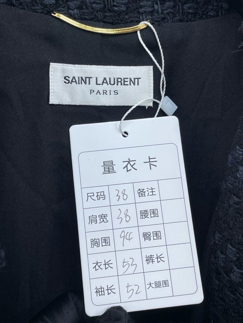 Saint Laurent Paris Saint Laurent Black Woven Jacket Size US M / EU 48-50 / 2 - 5 Thumbnail
