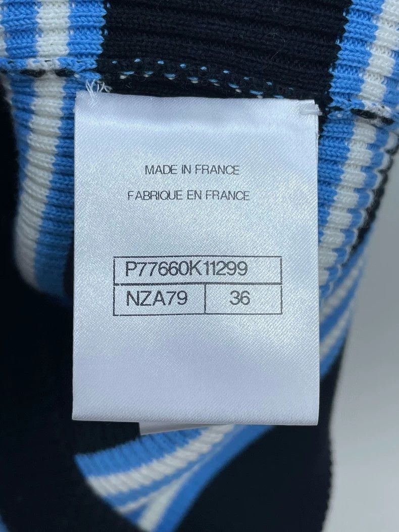 Chanel Chanel Blue Striped Knit Tank Top Size US S / EU 44-46 / 1 - 7 Thumbnail