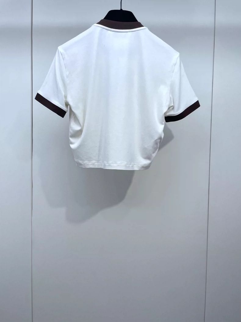 Miu Miu Miu Miu Color Block Short Sleeve T-Shirt Size US S / EU 44-46 / 1 - 2 Thumbnail