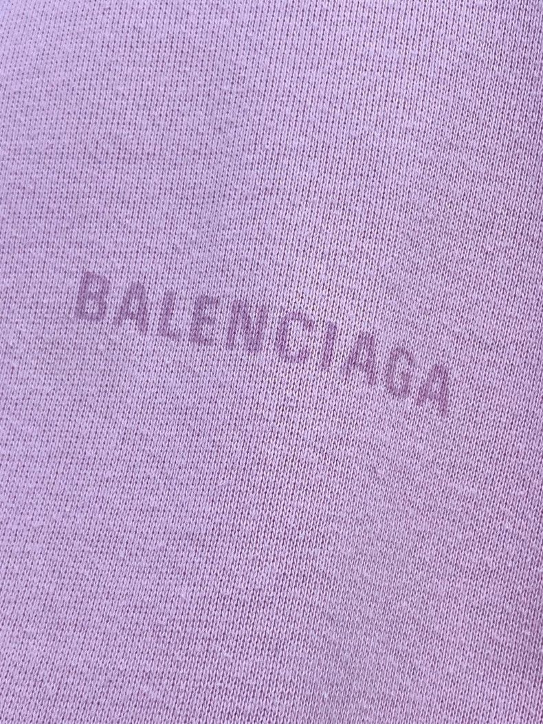 Balenciaga Balenciaga Pink Lettered Hooded Sweatshirt Size US S / EU 44-46 / 1 - 4 Thumbnail