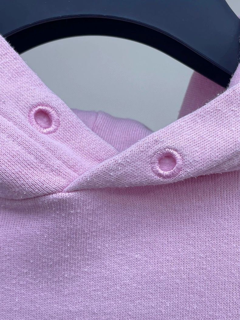 Balenciaga Balenciaga Pink Lettered Hooded Sweatshirt Size US S / EU 44-46 / 1 - 5 Thumbnail