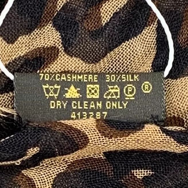 Louis Vuitton Louis Vuitton Brown Leopard Print Cashmere Scarf Size ONE SIZE - 9 Thumbnail