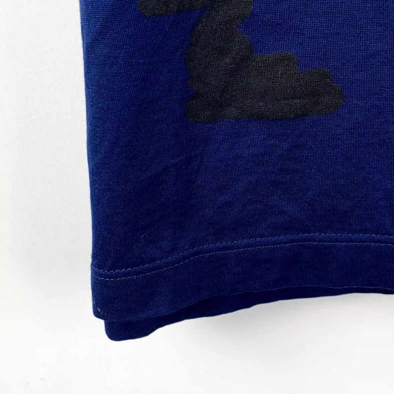 Hermes Hermes Navy Blue Dragon Print Cotton T-Shirt Size US L / EU 52-54 / 3 - 4 Thumbnail