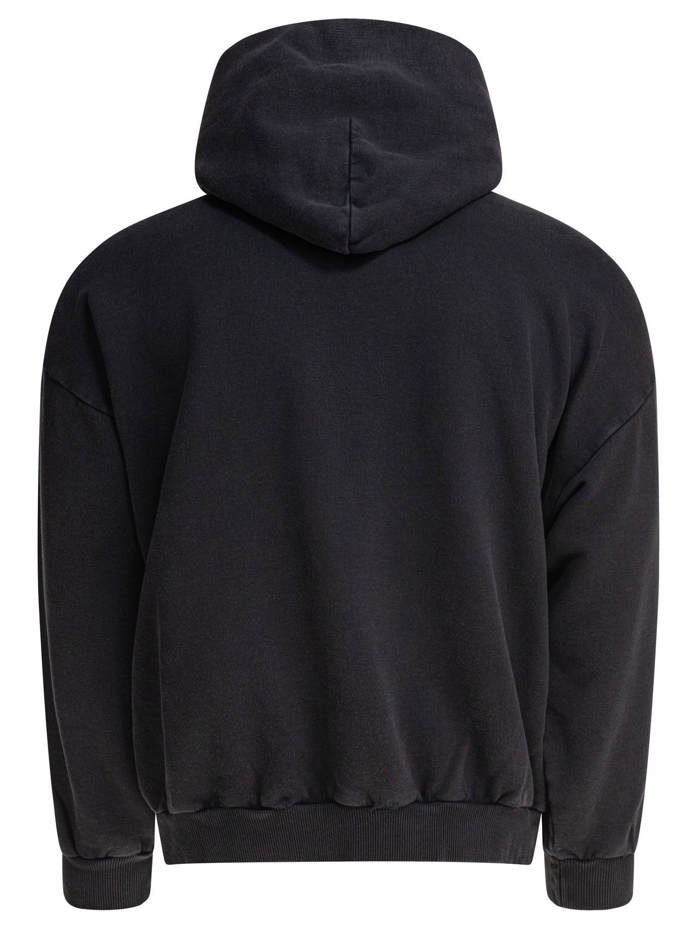 【関税込み】BALENCIAGA \"Boxy Laurel Classic\" hoodie Laurel Classic Hoodie Medium Fit in Faded Black | Balenciaga US