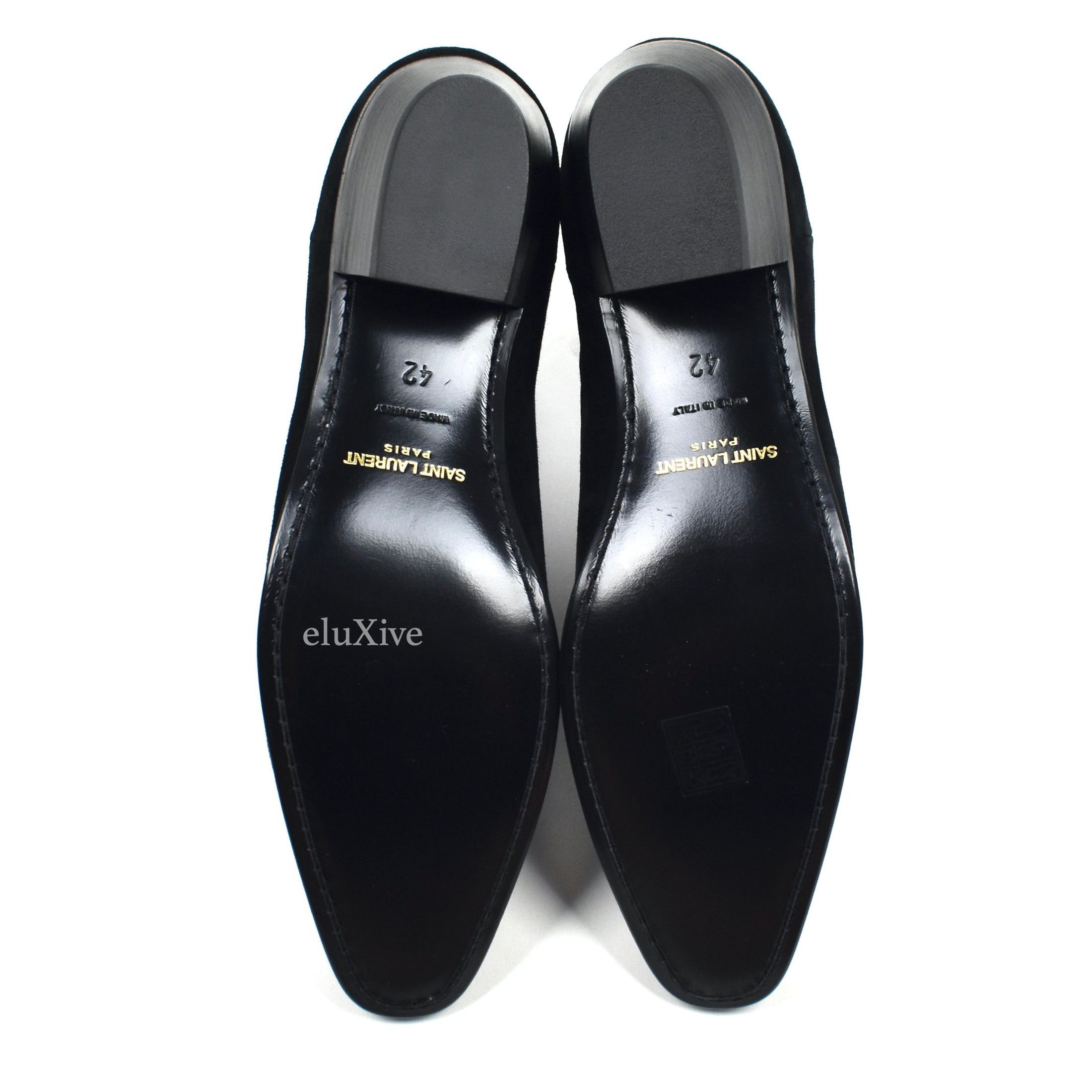 Saint Laurent Paris Saint Laurent Black Suede Dylan Chelsea Boots Size US 9 / EU 42 - 7 Thumbnail