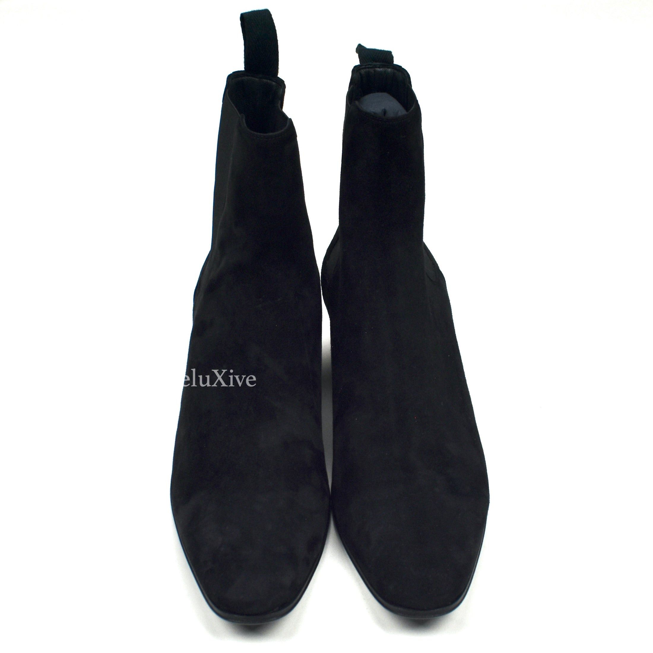 Saint Laurent Paris Saint Laurent Black Suede Dylan Chelsea Boots Size US 9 / EU 42 - 5 Thumbnail
