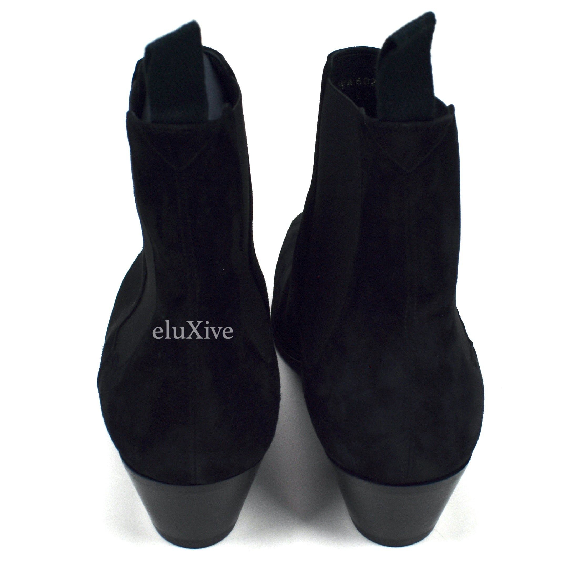 Saint Laurent Paris Saint Laurent Black Suede Dylan Chelsea Boots Size US 9 / EU 42 - 6 Thumbnail