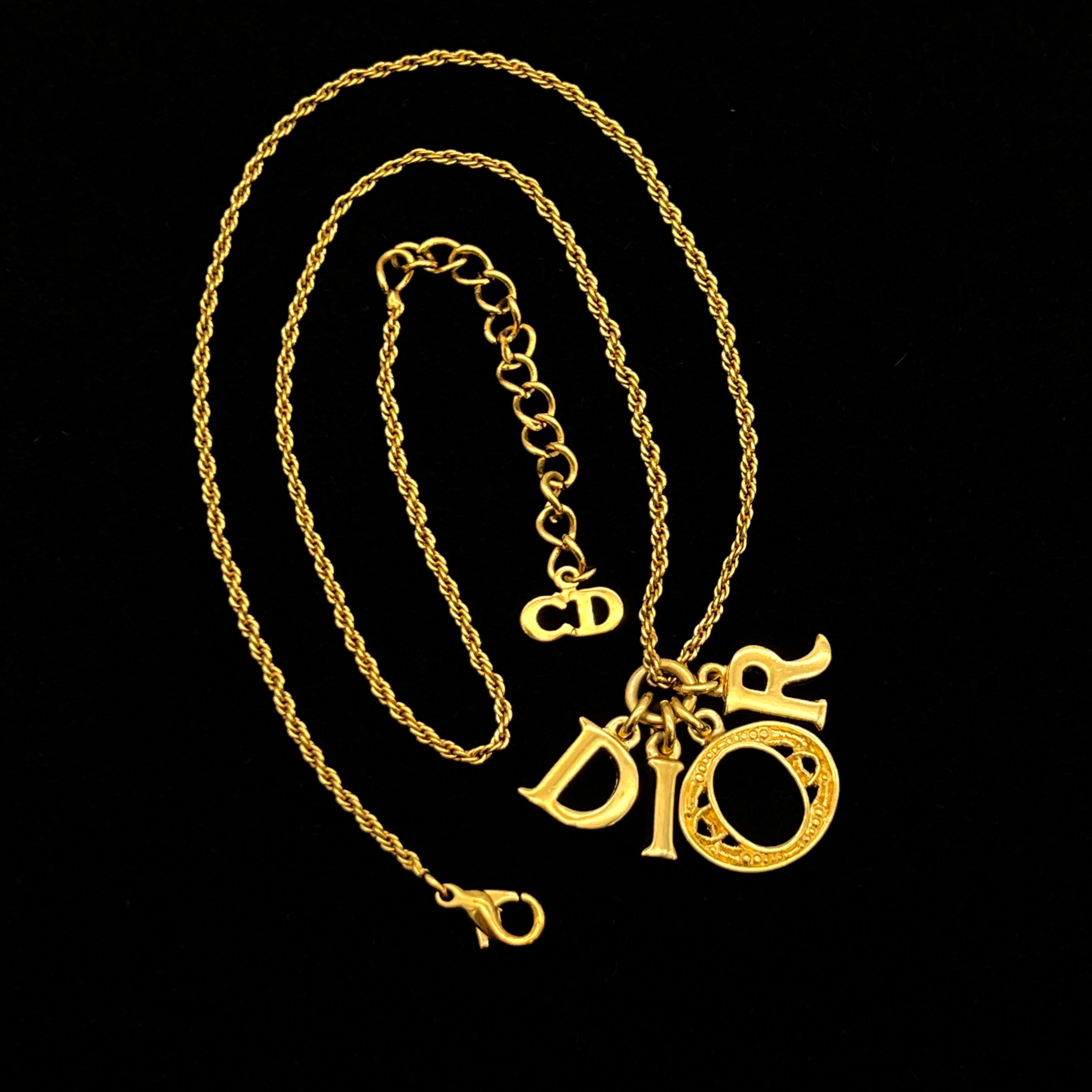 Dior Christian Dior Lady-Dior Pendant Necklace Size ONE SIZE - 7 Thumbnail