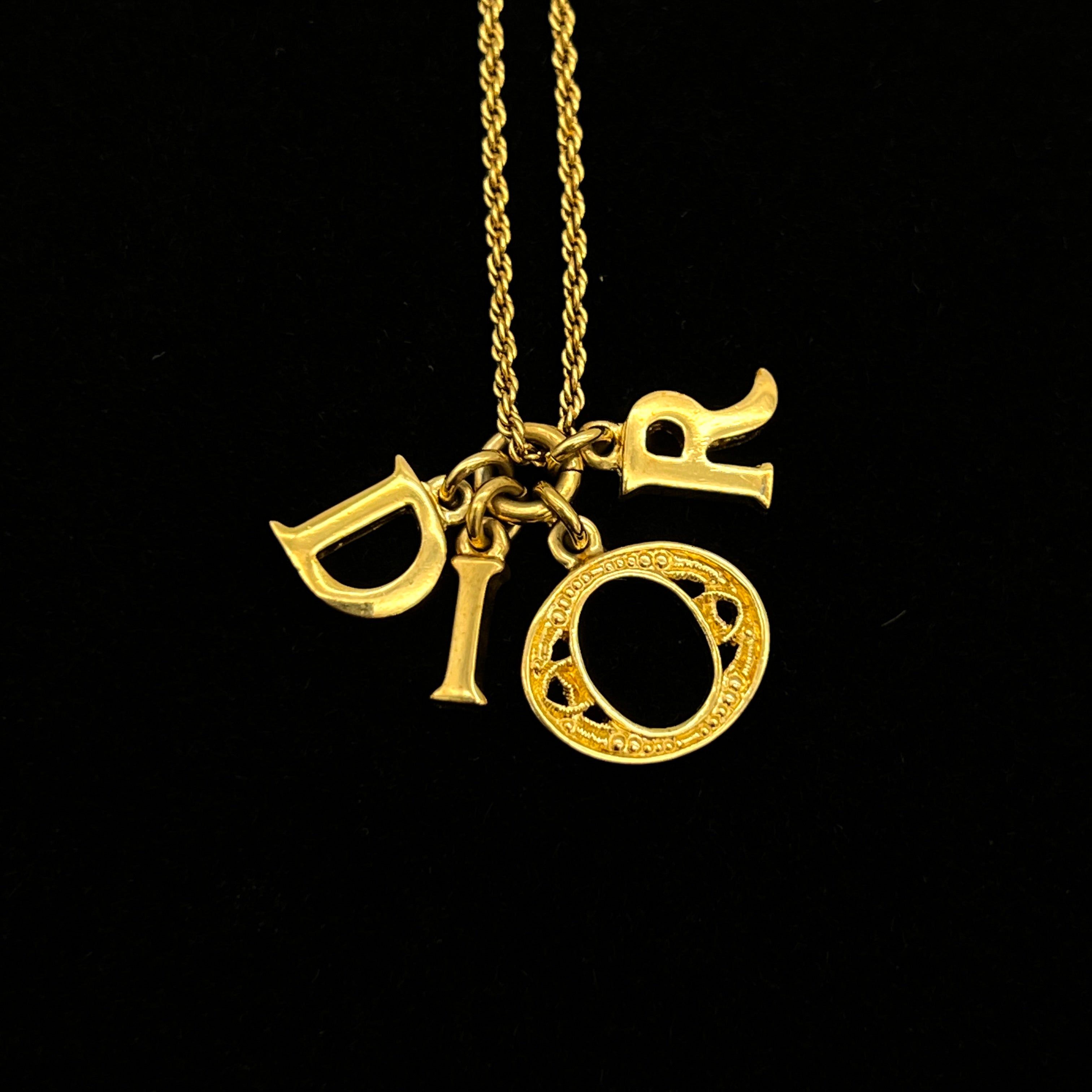 Dior Christian Dior Lady-Dior Pendant Necklace Size ONE SIZE - 6 Thumbnail