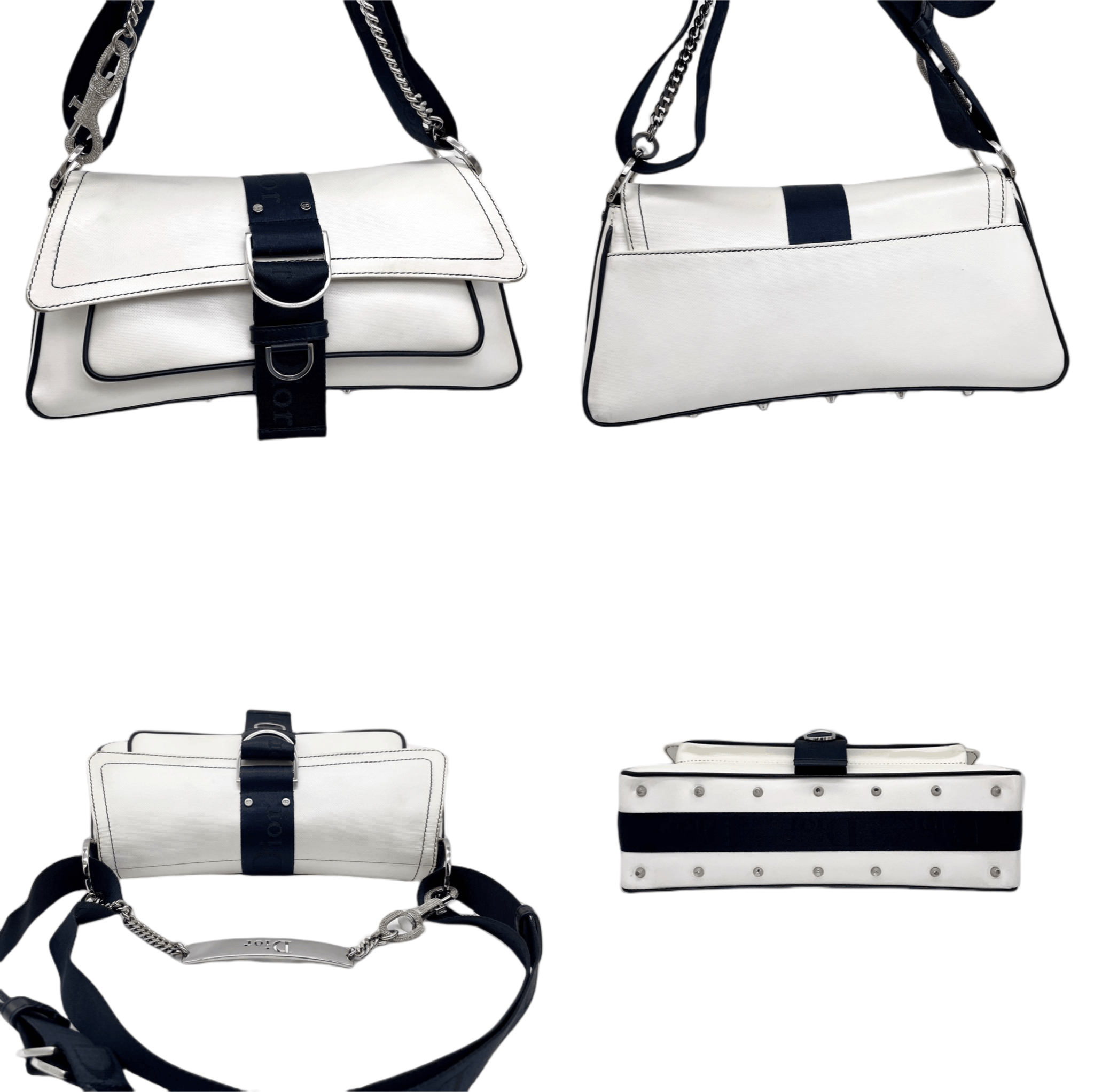 Dior Christian Dior Hardcore Linestone Chain Handbag Size ONE SIZE - 5 Thumbnail