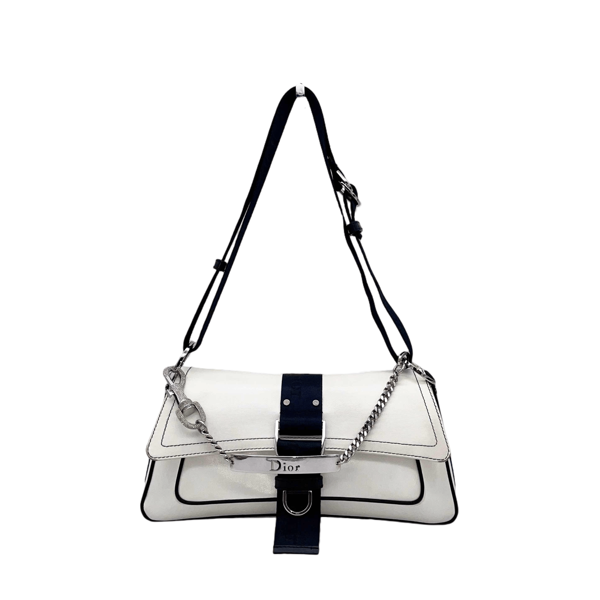Dior Christian Dior Hardcore Linestone Chain Handbag Size ONE SIZE - 4 Thumbnail