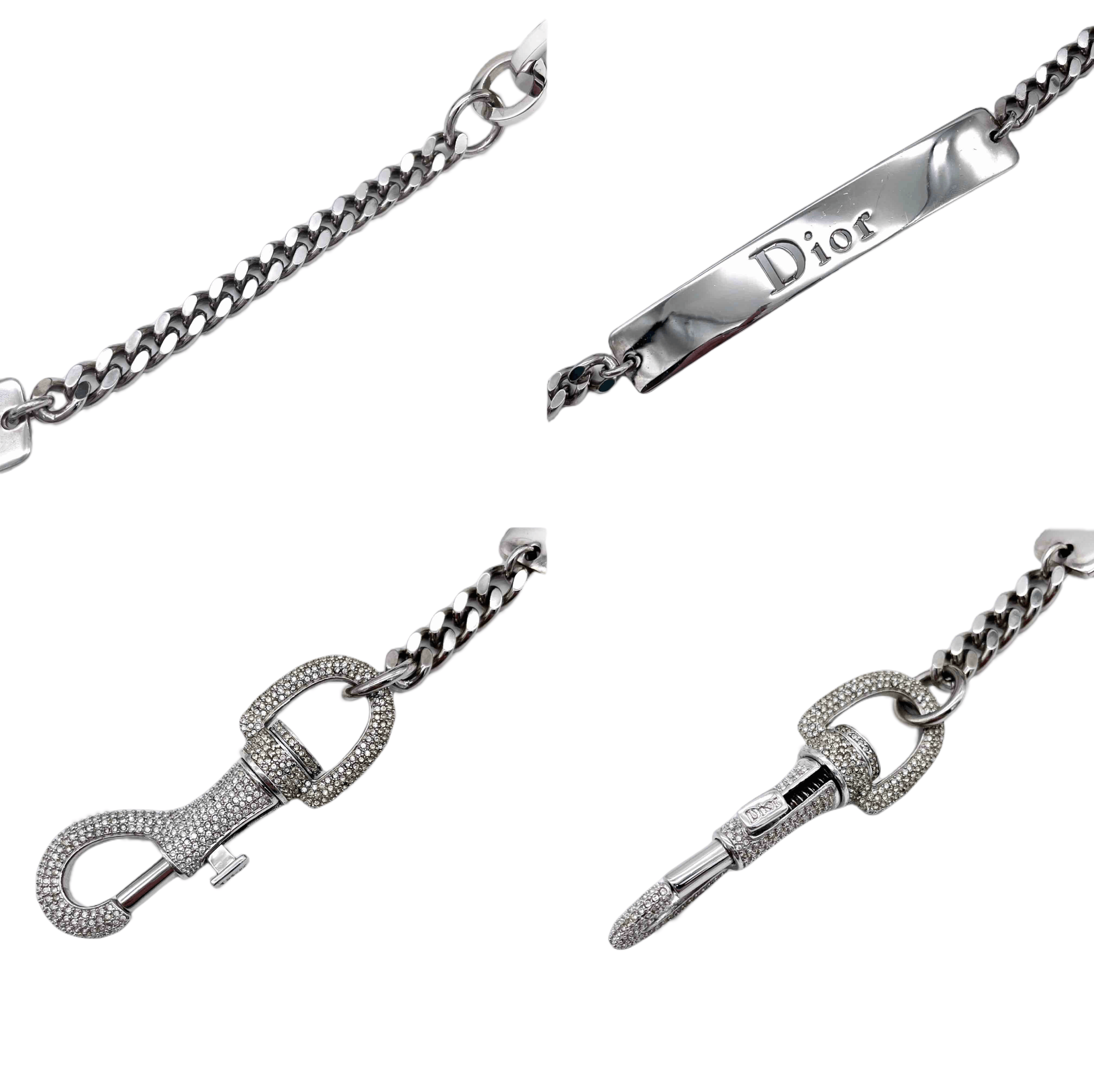 Dior Christian Dior Hardcore Linestone Chain Handbag Size ONE SIZE - 9 Thumbnail