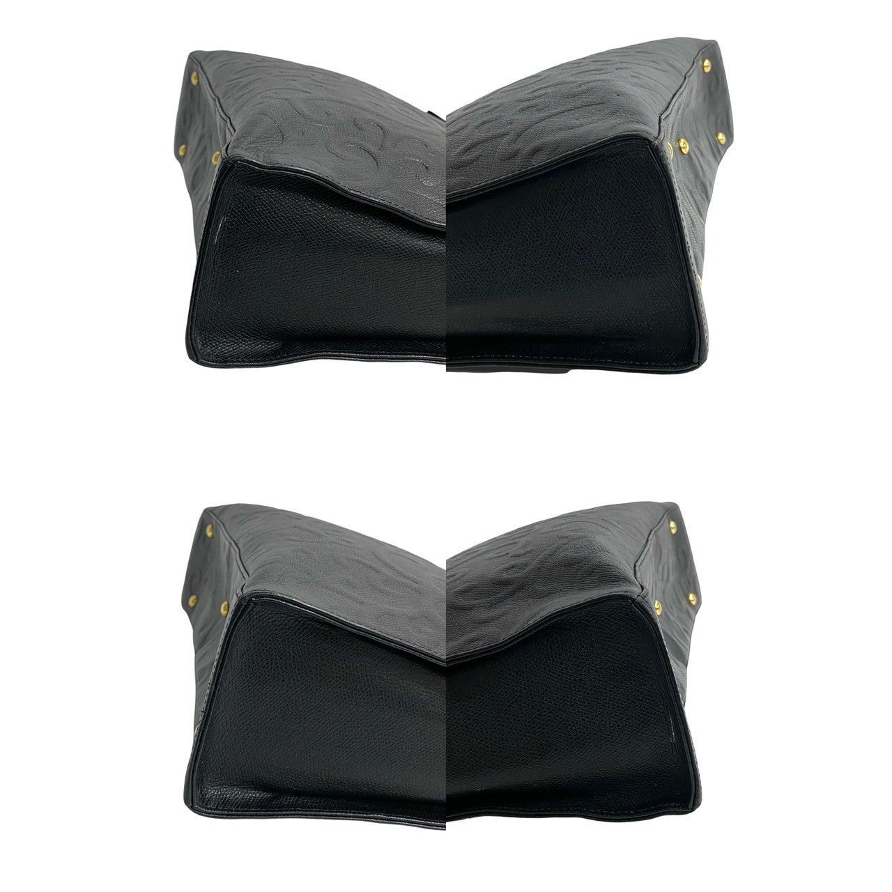 Yves Saint Laurent Yves Saint Laurent Tote Bag Black Leather Size ONE SIZE - 7 Thumbnail