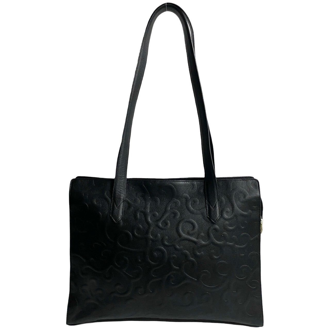 Yves Saint Laurent Yves Saint Laurent Tote Bag Black Leather Size ONE SIZE - 4 Thumbnail