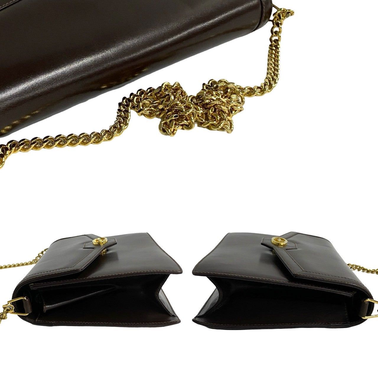 Gucci Gucci Shoulder Bag Brown Leather Size ONE SIZE - 5 Thumbnail
