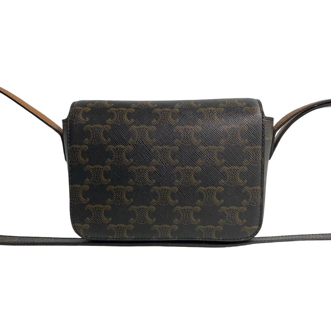 Celine Celine Shoulder Bag Brown Leather Size ONE SIZE - 4 Thumbnail