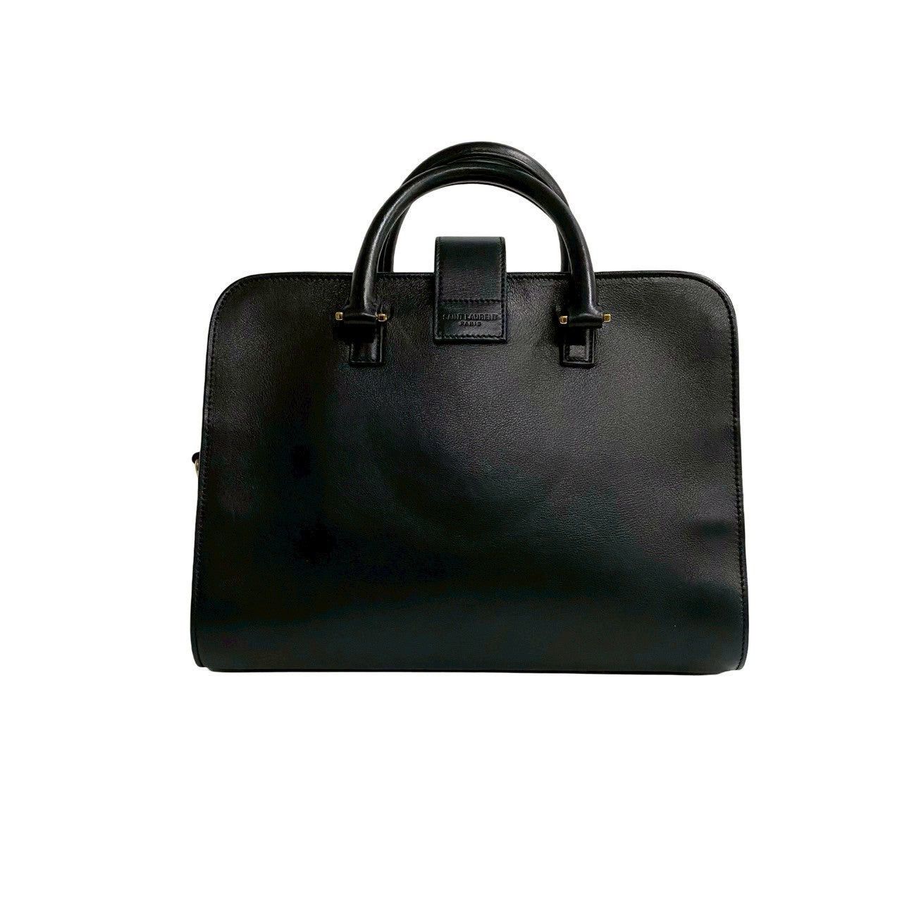 Yves Saint Laurent Yves Saint Laurent Shoulder Bag Black Leather Size ONE SIZE - 4 Thumbnail