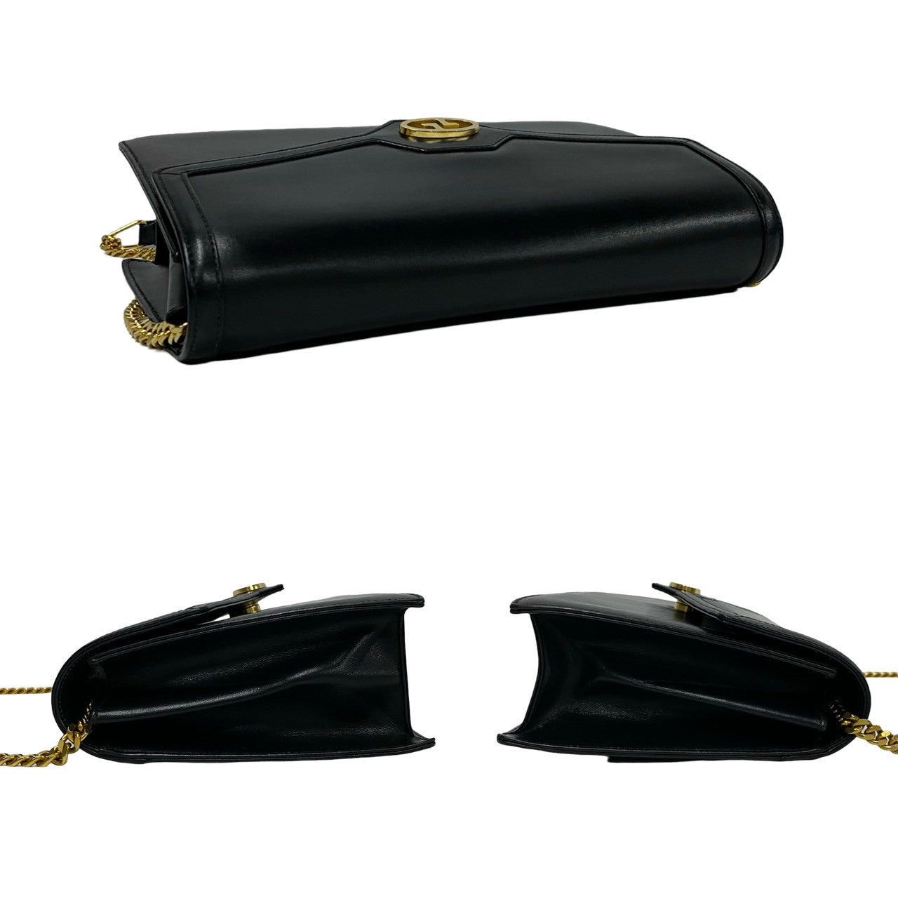 Gucci Gucci Shoulder Bag Black Leather Size ONE SIZE - 5 Thumbnail