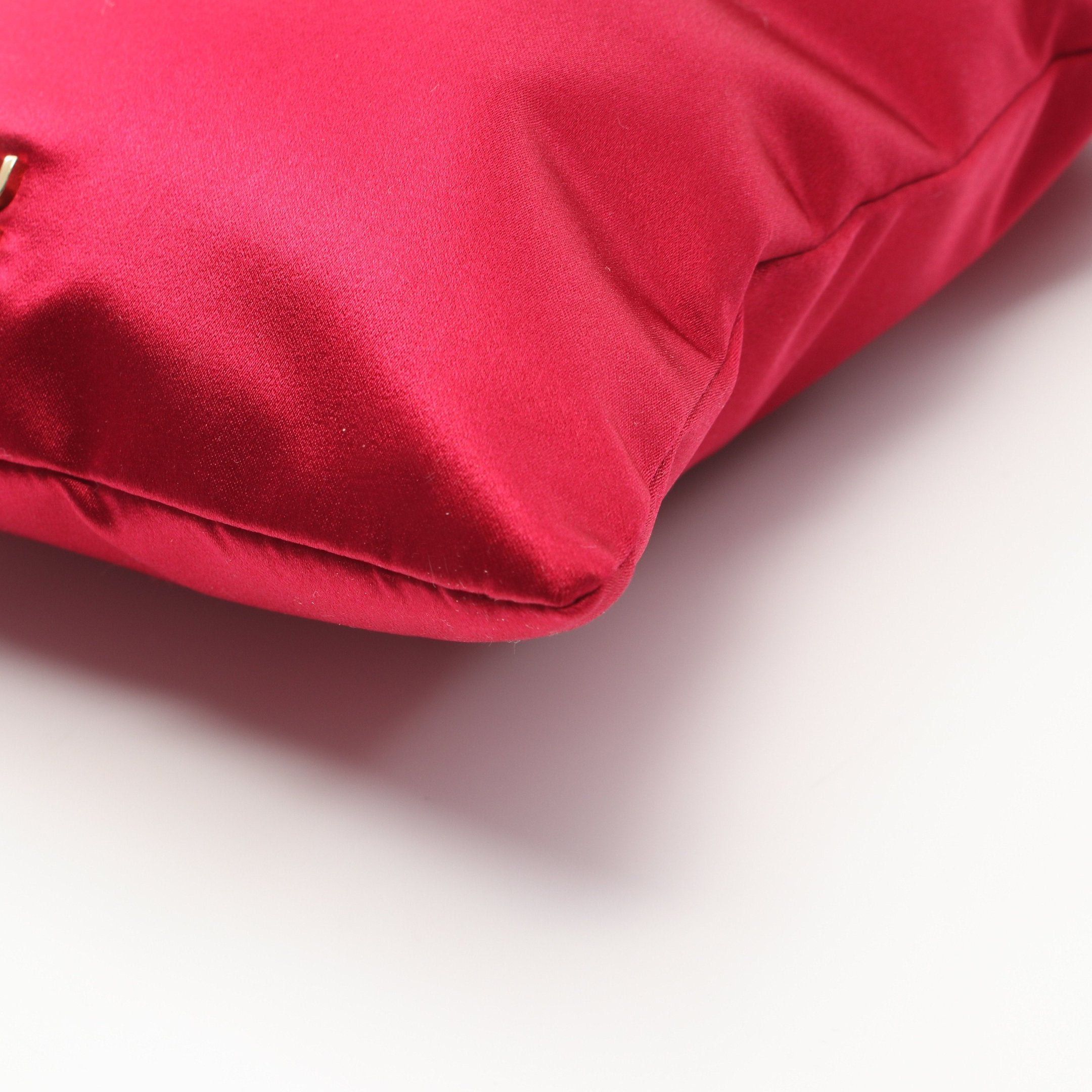 Miu Miu Miu Miu Duchesse Pouch Satin Pink Red Purse Size ONE SIZE - 5 Thumbnail