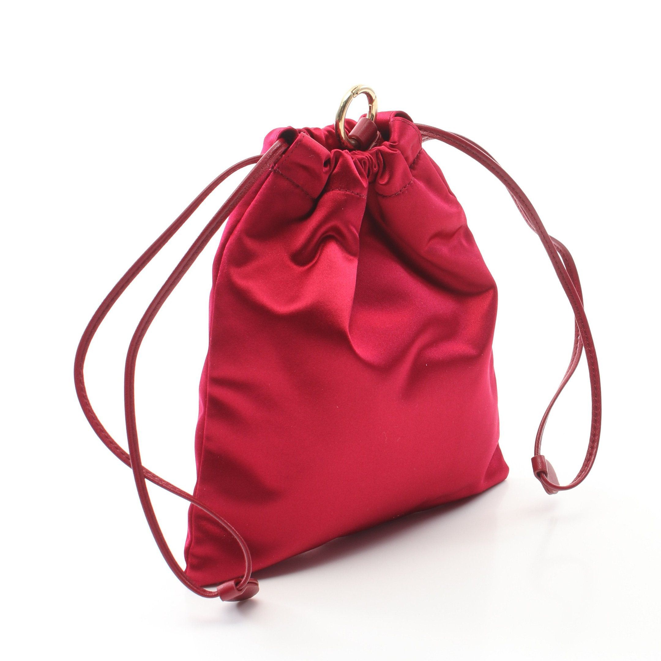 Miu Miu Miu Miu Duchesse Pouch Satin Pink Red Purse Size ONE SIZE - 2 Thumbnail