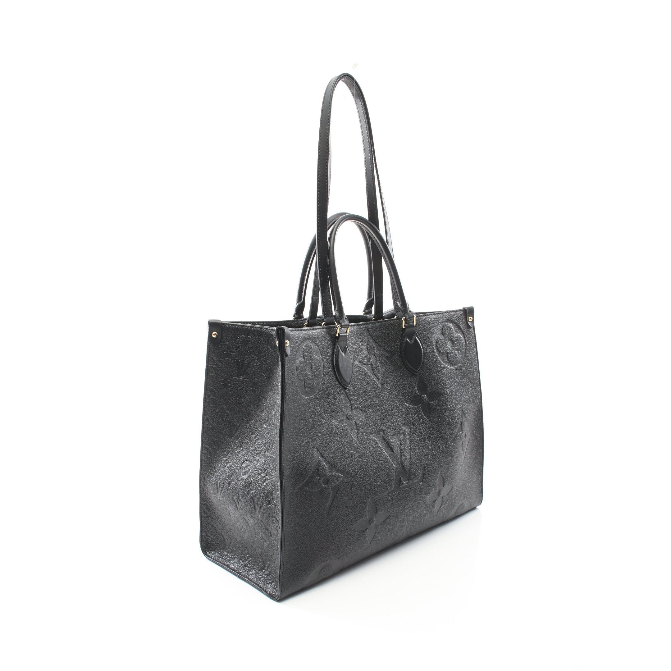 Louis Vuitton Louis Vuitton On-The-Go Gm Monogram Empreinte Noir Shoulder Bag Tote Leather Black Size ONE SIZE - 2 Thumbnail