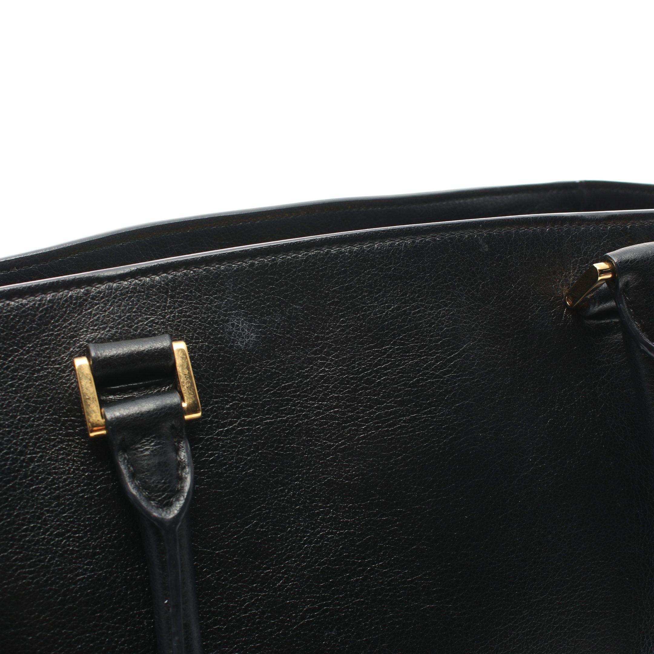 Prada Prada Handbag Leather Black Size ONE SIZE - 5 Thumbnail
