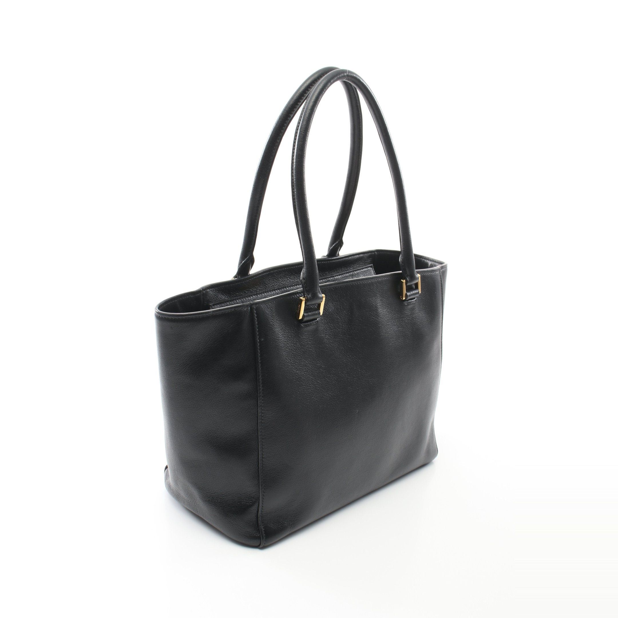 Prada Prada Handbag Leather Black Size ONE SIZE - 2 Thumbnail