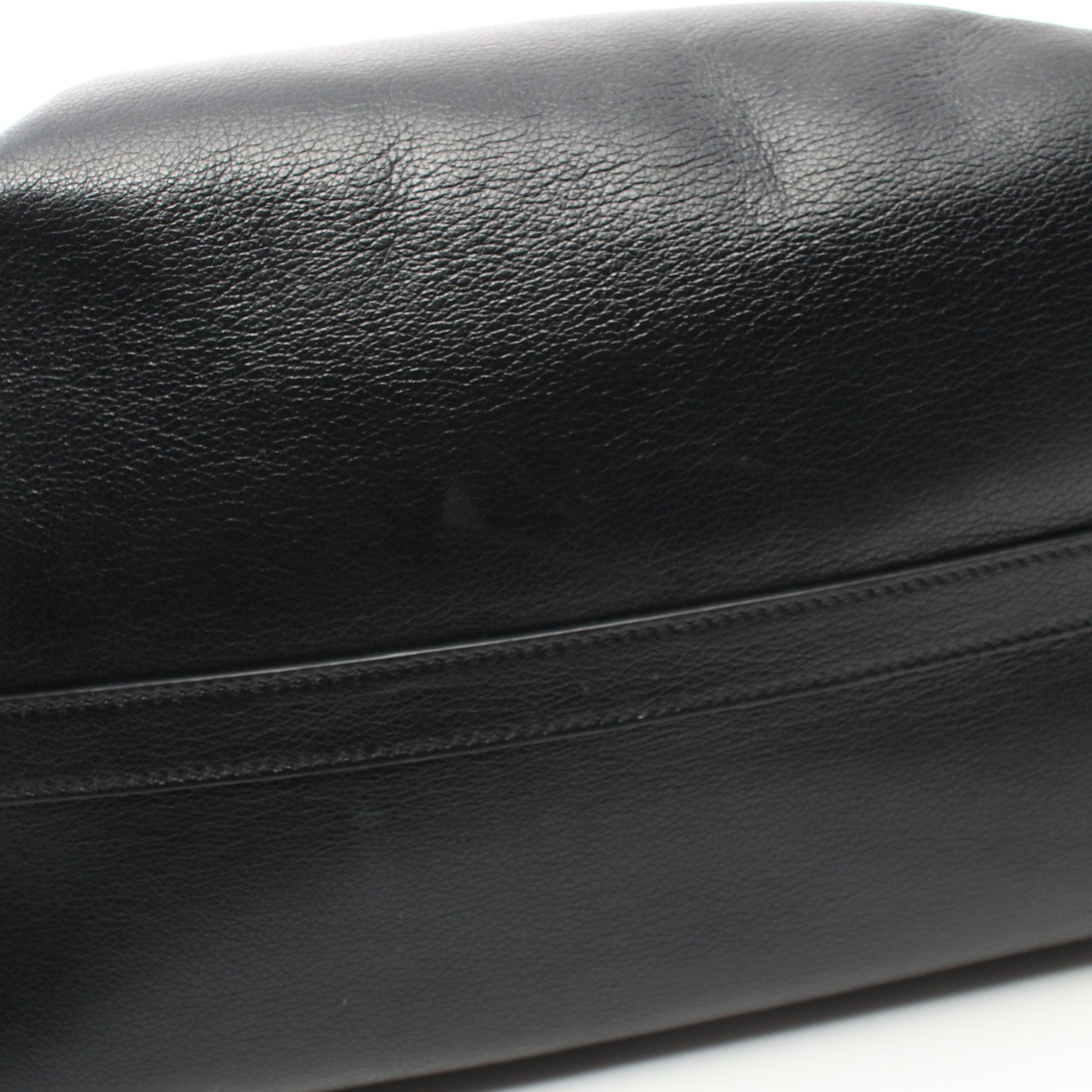 Prada Prada Handbag Leather Black Size ONE SIZE - 10 Thumbnail