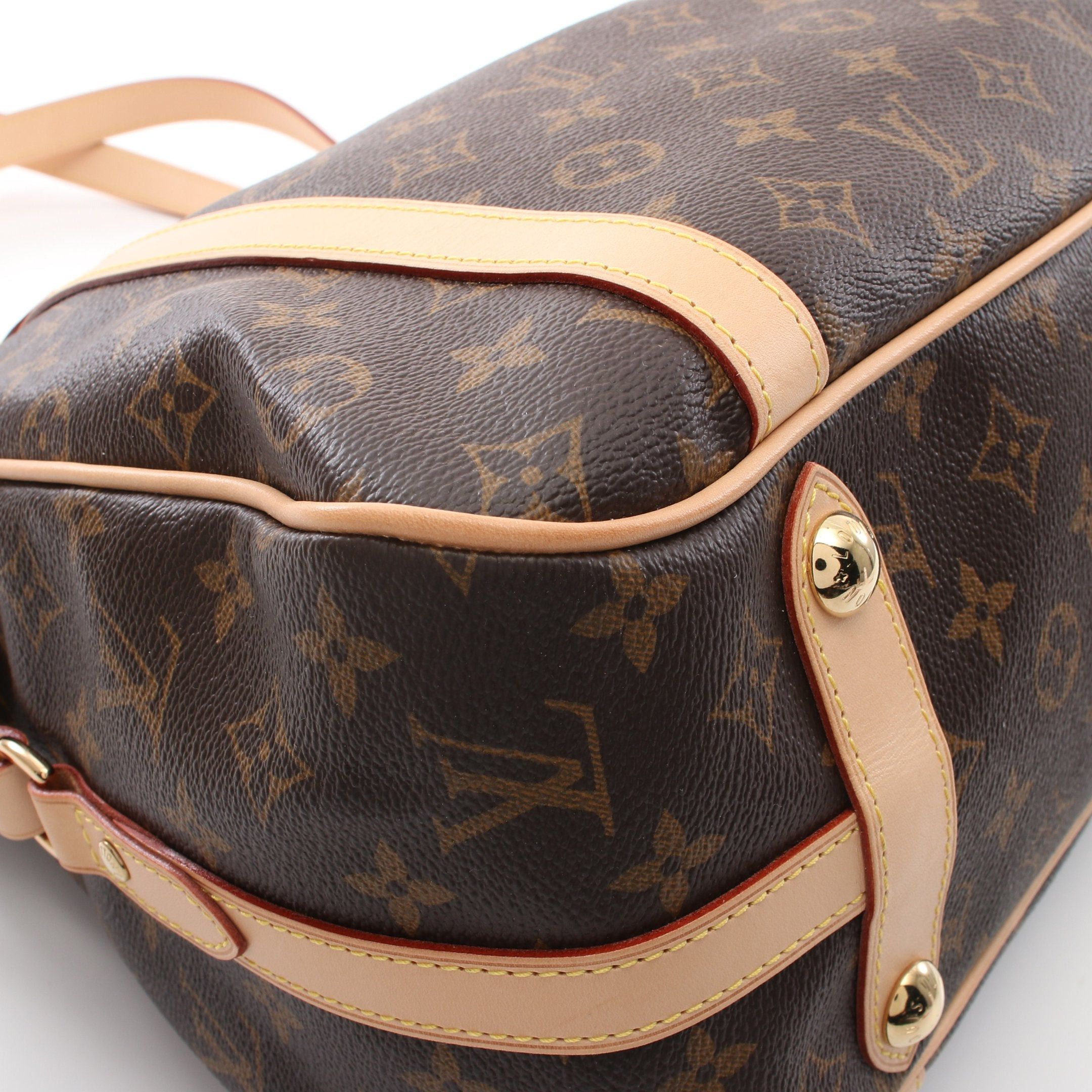 Louis Vuitton Louis Vuitton Stresa Gm Monogram Shoulder Bag Leather Brown Size ONE SIZE - 6 Thumbnail