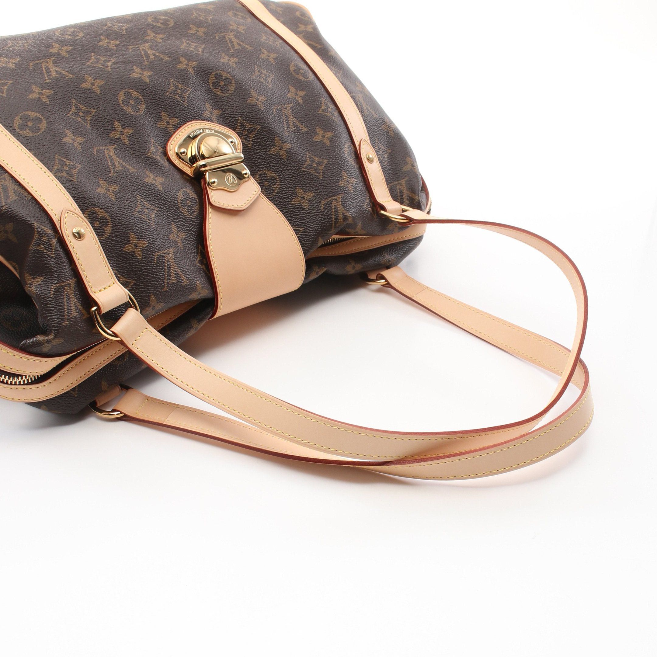 Louis Vuitton Louis Vuitton Stresa Gm Monogram Shoulder Bag Leather Brown Size ONE SIZE - 9 Thumbnail