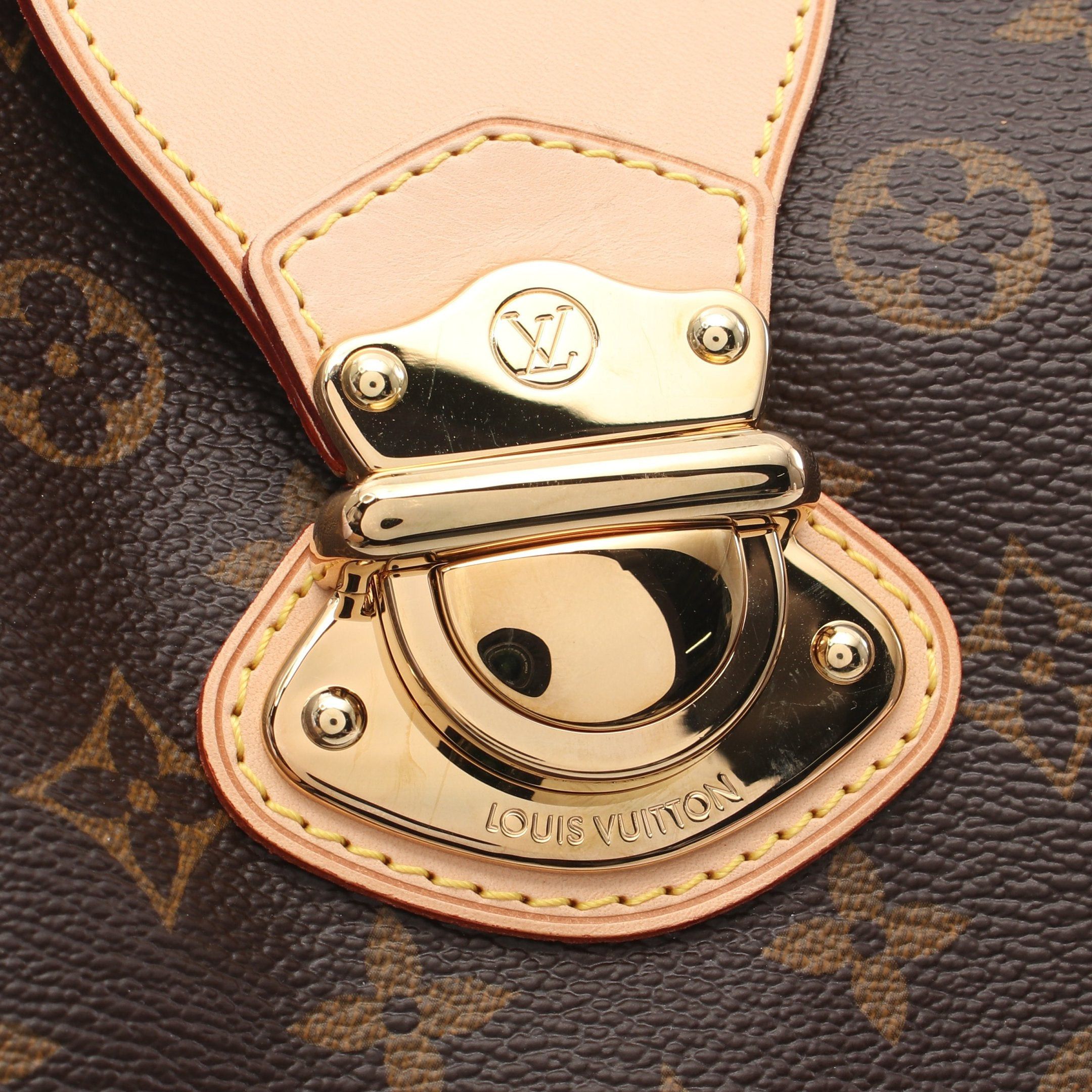Louis Vuitton Louis Vuitton Stresa Gm Monogram Shoulder Bag Leather Brown Size ONE SIZE - 8 Thumbnail