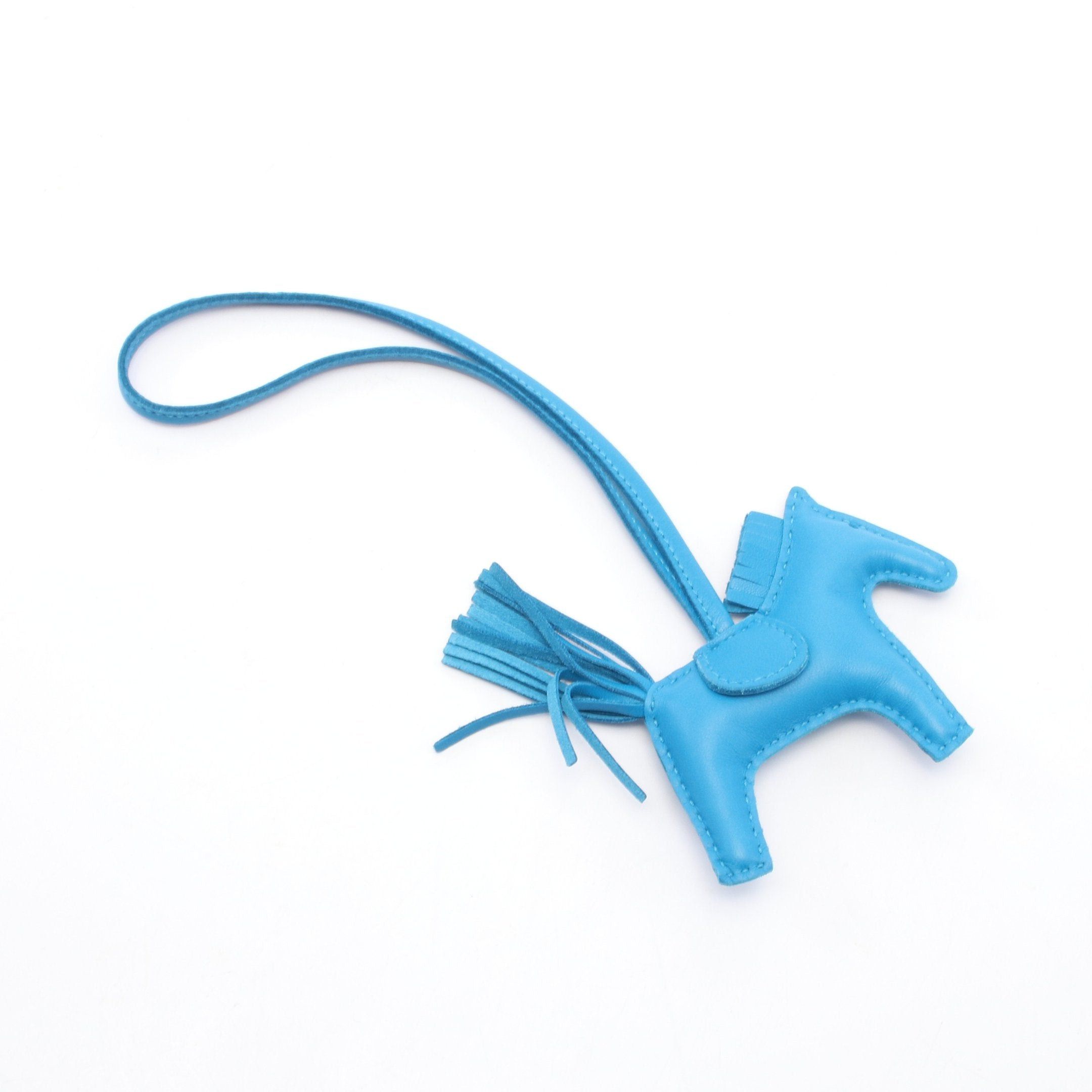 Hermes Hermes Rodeo Pm Blue Zanzibar Bag Charm Aagneau U Stamp Size ONE SIZE - 2 Thumbnail