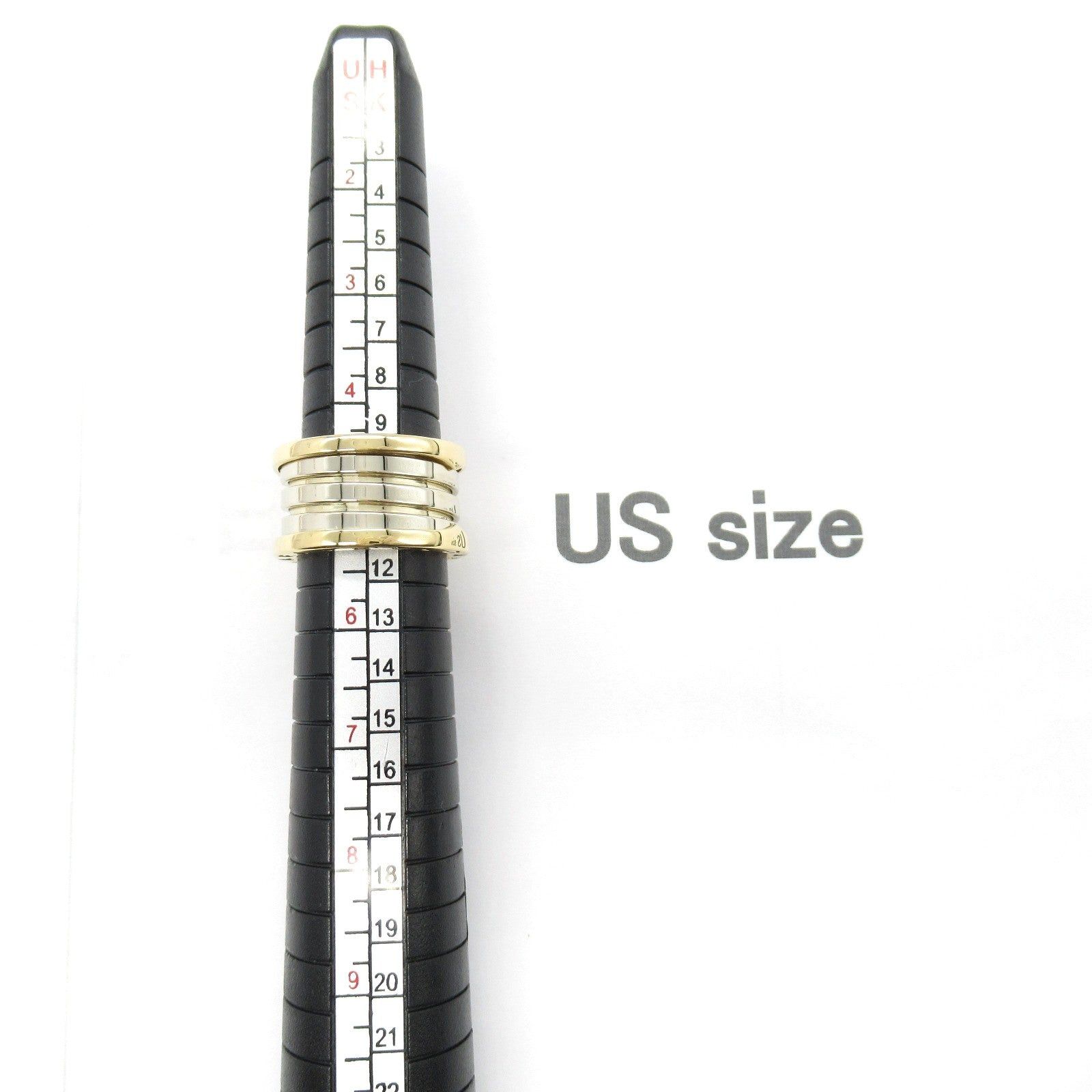 Bvlgari Bvlgari B Zero One Ring K18 (Yellow Gold) K18Wg (White Gold Silver Size ONE SIZE - 8 Thumbnail