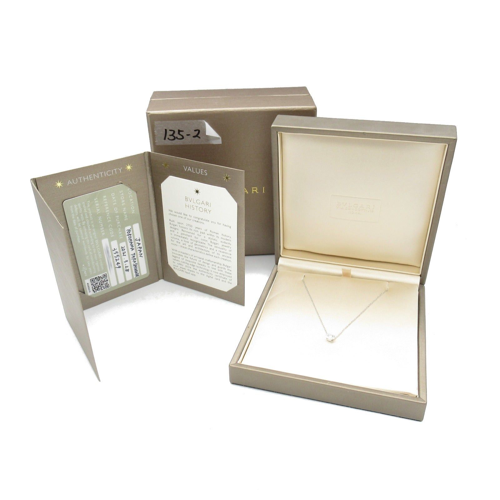 Bvlgari Bvlgari Incontro D'Amore Necklace Diamond K18Wg (White Gold) Clear Size ONE SIZE - 6 Thumbnail