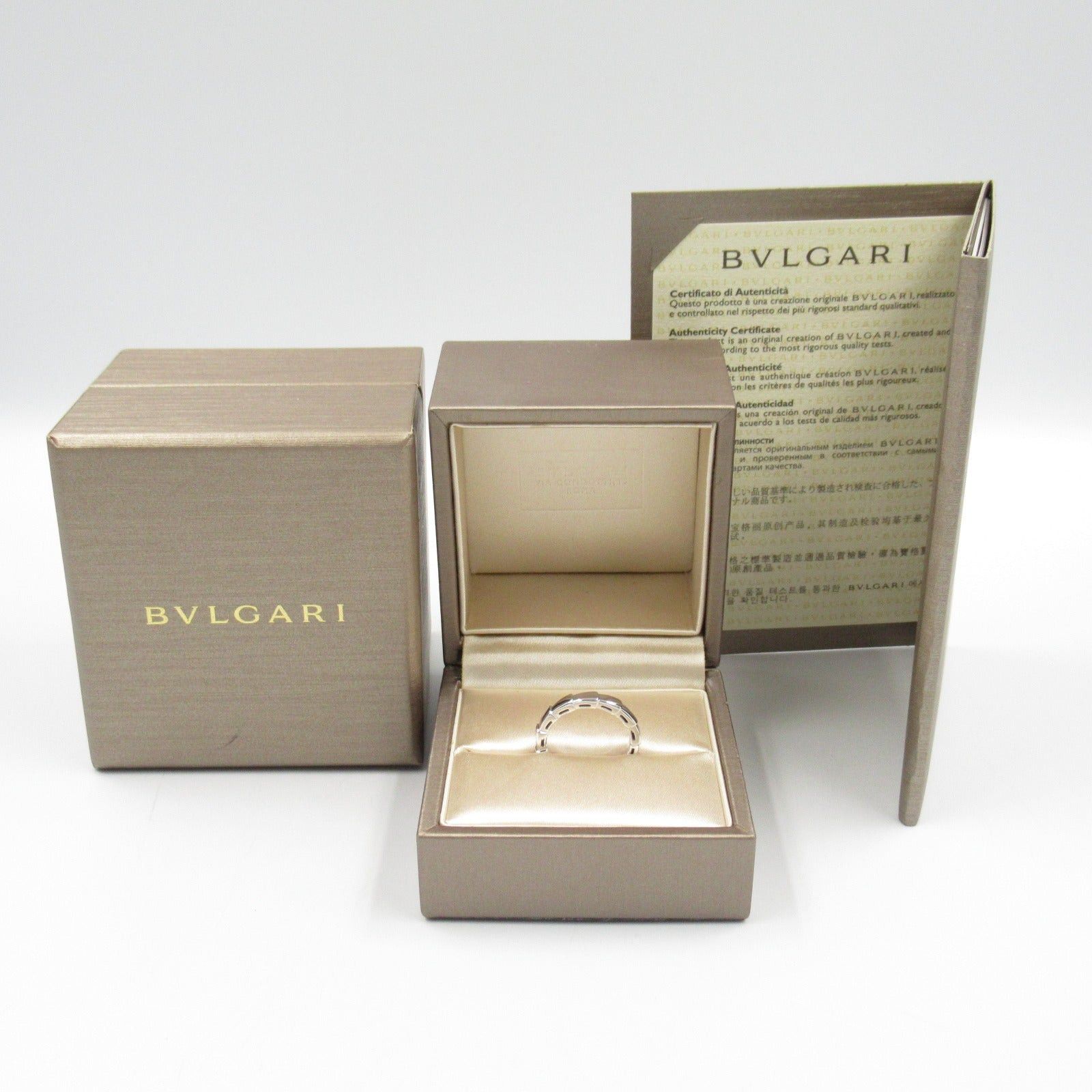 Bvlgari Bvlgari Serpenti Viper Ring K18Wg (White Gold) Silver Size ONE SIZE - 8 Thumbnail