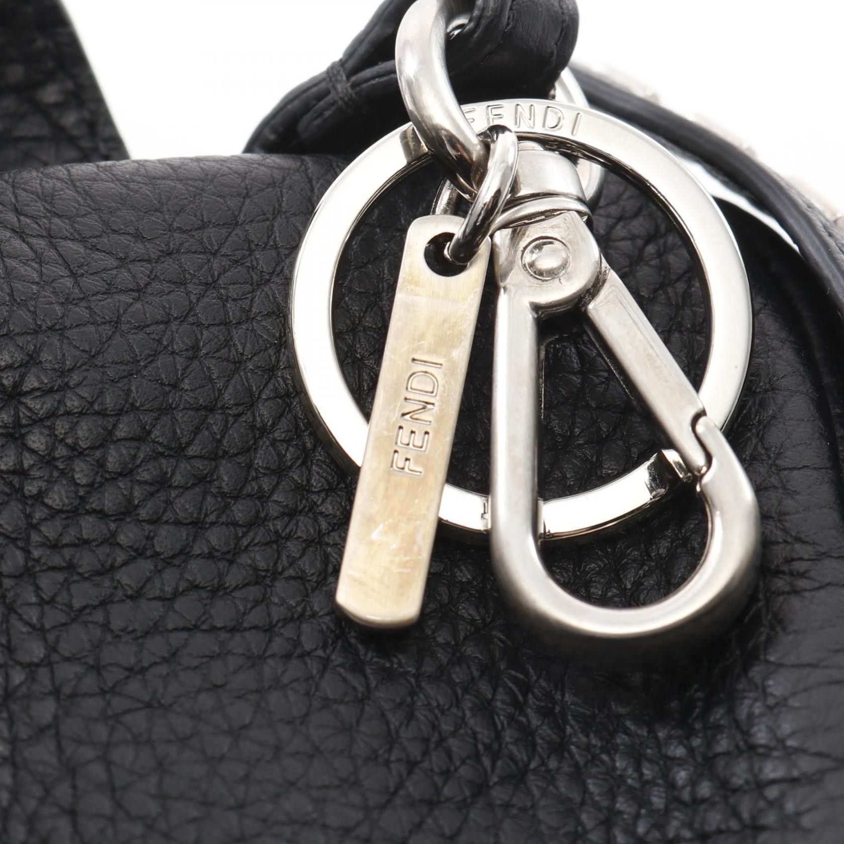 Fendi Fendi Backpack Type Pouch Bag Charm Leather Black Size ONE SIZE - 6 Thumbnail