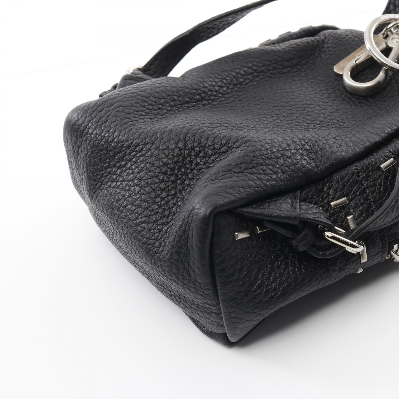 Fendi Fendi Backpack Type Pouch Bag Charm Leather Black Size ONE SIZE - 5 Thumbnail